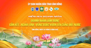 ĐIỂM HẸN DOANH NHÂN LÂM ĐỒNG 2025 - Hiệp Hội Doanh Nghiệp Lâm Đồng - HUBA - doanhnghieplamdong.vn-01