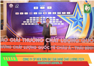 bảng tin luba - công ty cp viên sơn đạt giải vàng chất lượng 2024