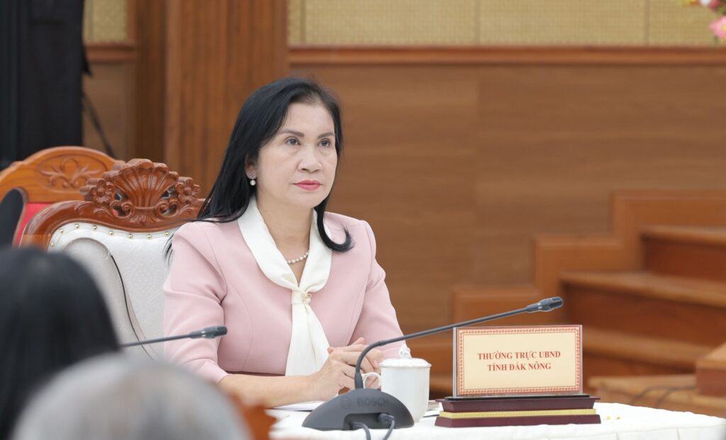 Chương trình Điểm hẹn Doanh Nhân Lâm Đồng 2025 vinh anh được bà Tôn Nữ Ngọc Hạnh PCT tỉnh Đak Nông tham dự chỉ đạo